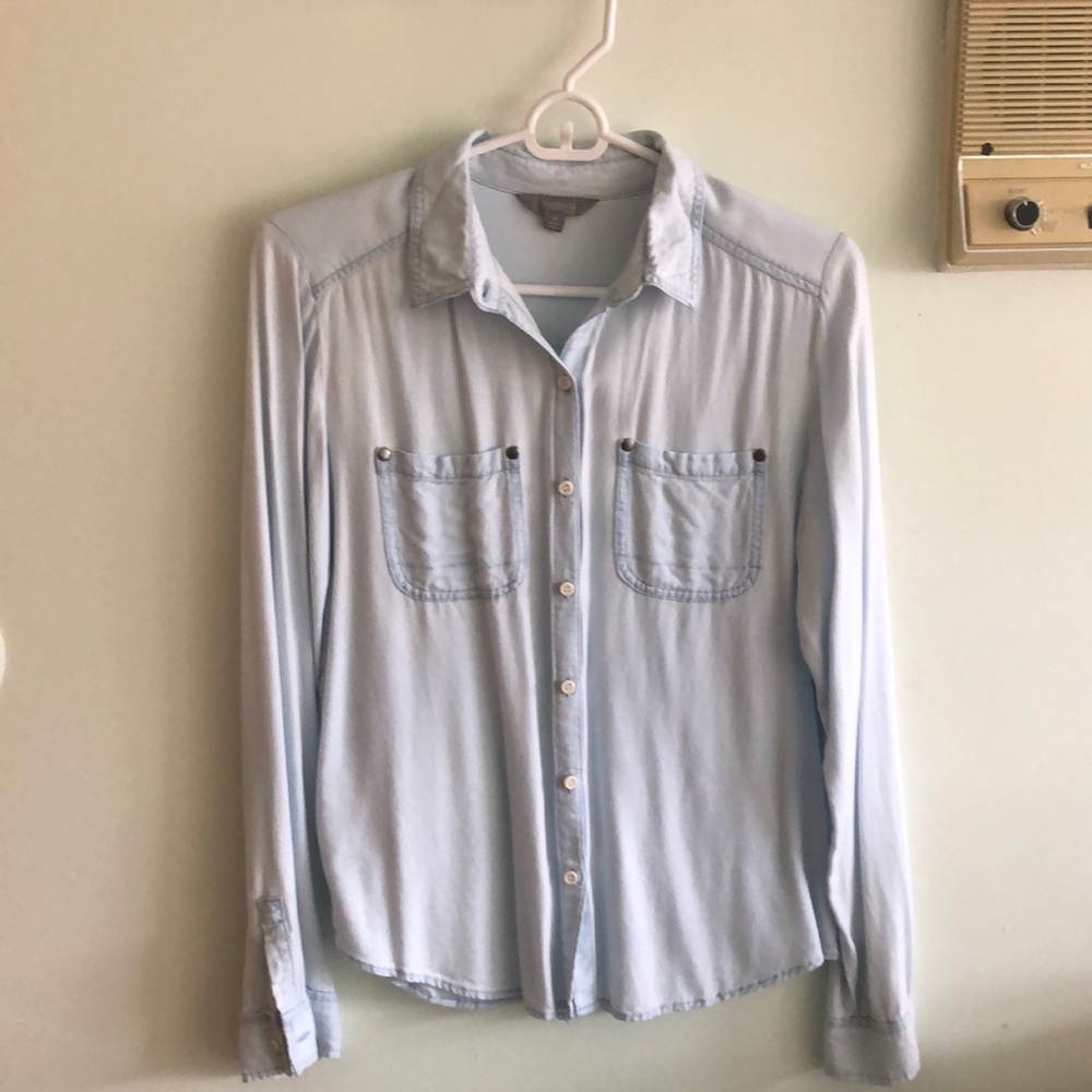 Baby Blue Button Down
